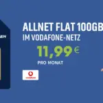 100 GB unter 20 Euro Vodafone