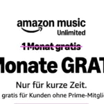 Amazon Music Unlimited 4 Monate gratis testen – Alternative zu Spotify