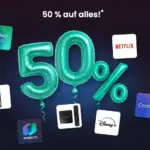 Geburtstagsaktion: 9 Jahre waipu.tv – 50% Rabatt