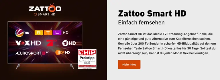 Zattoo kostenlos testen
